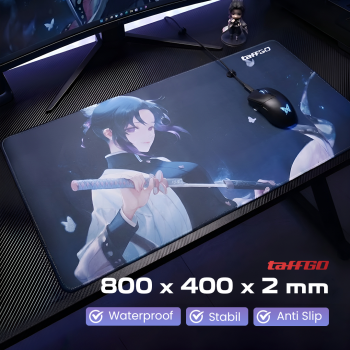 TaffGO Mouse Pad Gaming XL Demon Slayer Desk Mat 800x400x2mm - RO63