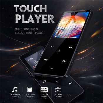 Qiilu MP3 Digital Audio Player MP4 1.8 Inch Bluetooth 5.0 300mAh 8GB - JS-04