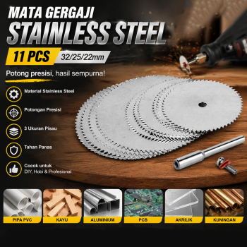 Topoler Mata Gergaji Small Saw Blade Stainless Steel 11 PCS - 2320