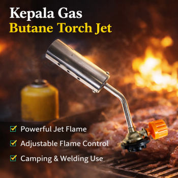 Gambar produk Kovea Kepala Gas Butane Torch BBQ Soldering Flame Gun Torch Jet - KT-2408