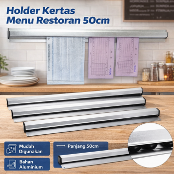 One Two Cups Holder Gantungan Kertas Pesanan Restoran Menu Order Bill - JWA9