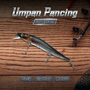 KAAP Umpan Pancing Ikan Carp Crankbait Minnow Lure 113mm - A0152