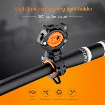 Gambar produk Cycle Zone Clamp Penjepit Senter Setang Sepeda 360 Derajat - ZH1035