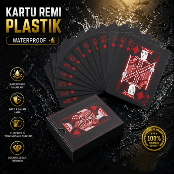 Toddi Kartu Remi Plastik Anti Air Waterproof - D932