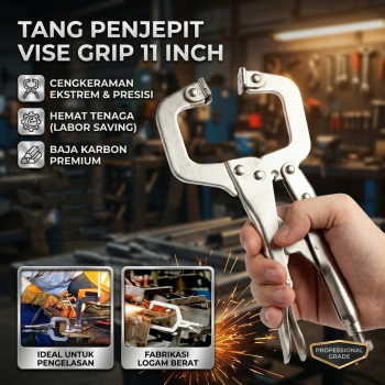 SPIFFLYER Tang Penjepit Vise Grip Welding Mouth C Clamp 11 Inch - A161