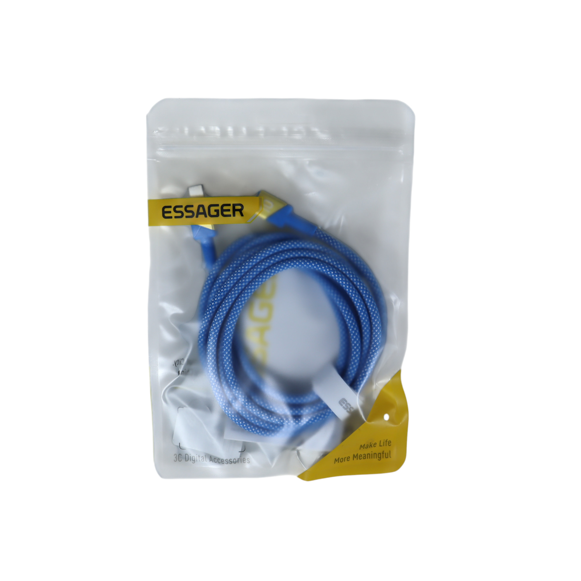 Gambar produk ESSAGER Kabel Data USB Type-C to USB Type-C PD Fast Charging 100W 2M - ES-X79