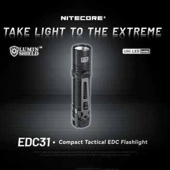 NITECORE Senter LED Tactical EDC Flashlight UHi 20 IP68 3500 Lumens - EDC31