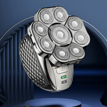 HATTEKER Alat Cukur Kepala Botak Elektrik 6in1 Head Shaver 4D IPX5 - LK-9300