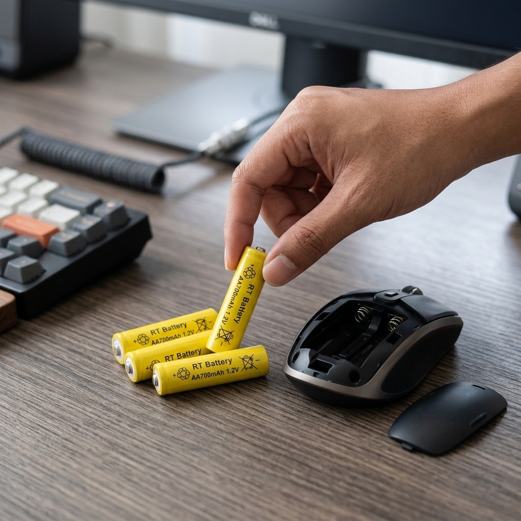 Gambar produk VariCore Baterai Isi Ulang AA Ni-CD Button Top 700mAh 1.2V 4 PCS - VR700