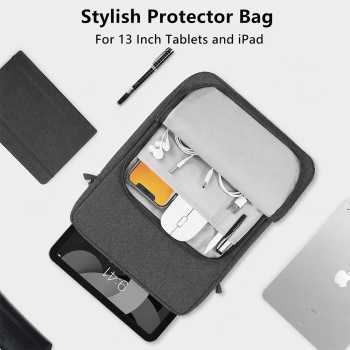 DANYCASE Tas Tablet iPad Sleeve Waterproof Shoulder 13 Inch Handle - BM140