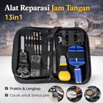 Gambar produk Taffware Alat Reparasi Jam Tangan Watch Repair Tool Kit Lengkap 13in1 - SC8005