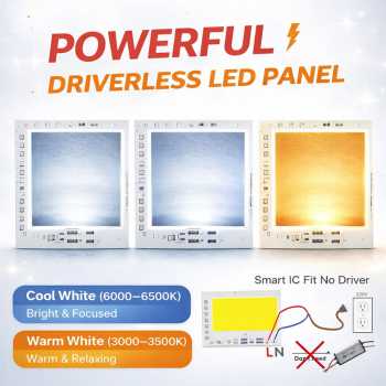 Ovicart LED COB Chip Driver Free 220V 5054 Lamp Board Beads 304 ED - HO15