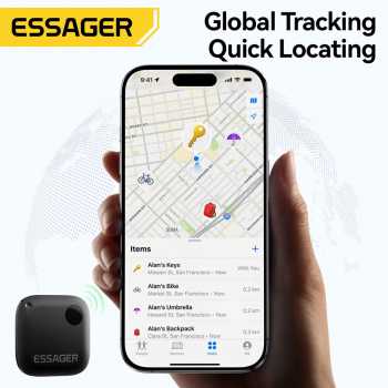 Gambar produk ESSAGER Smart Tag Tracker Bluetooth Finder Key iOS Support Only - WWQ Tag - 1