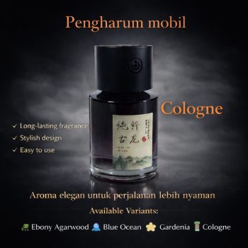 ELYSIAN Diffuser Pengharum Mobil Car Home Aromatherapy 3 Mode 140ml - CAS-02