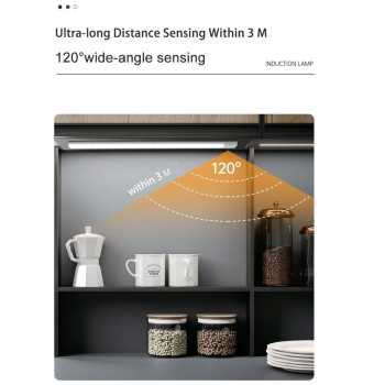 Gambar produk YIJUN Lampu LED Ultra Thin Motion Sensor Cabinet Light 3in1 Color 20cm - L1005 - 3