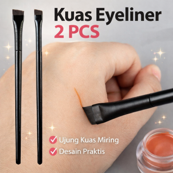 ASHAIE Kuas Kontur Alis Eyeliner Eyebrow Brush 2 PCS - A101-2