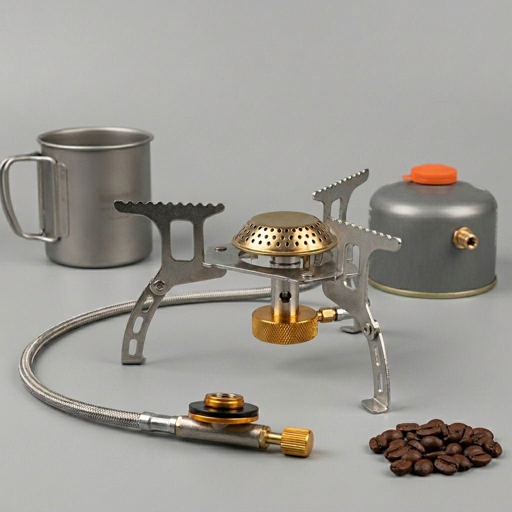 Gambar produk Kompor Gas Portable Lipat Outdoor Ultralight 1 Burner Camping Stove - AT6303