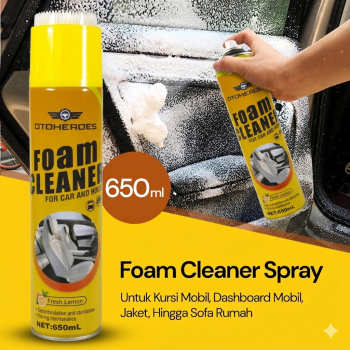 OTOHEROES Foam Cleaner Spray Car Interior Agent Cleaner 650ml - VHC006