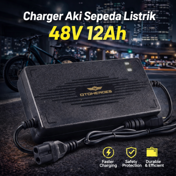 OTOHEROES Charger Aki Sepeda Listrik Battery Charger Portable - YF2025-07