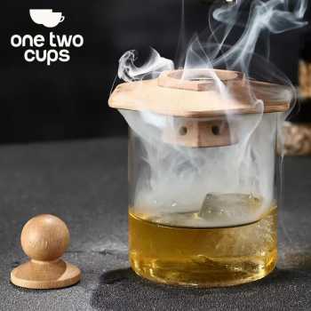One Two Cups Set Alat Pengasap Cocktail Smoker Kit with 4 Wood Chips - JY-40