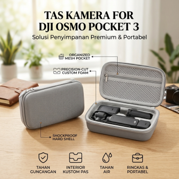 Diveka Tas Kamera Protective Portable Hard Bag for DJI OSMO Pocket 3 - Q10SM