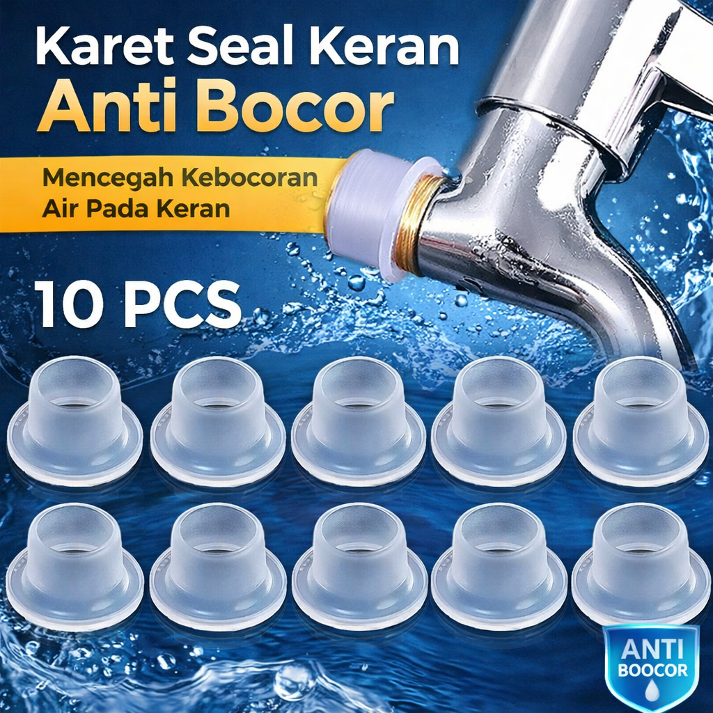 Gambar produk TaffHOME Karet Seal Keran Anti Bocor Gasket Rubber 10 PCS - P1