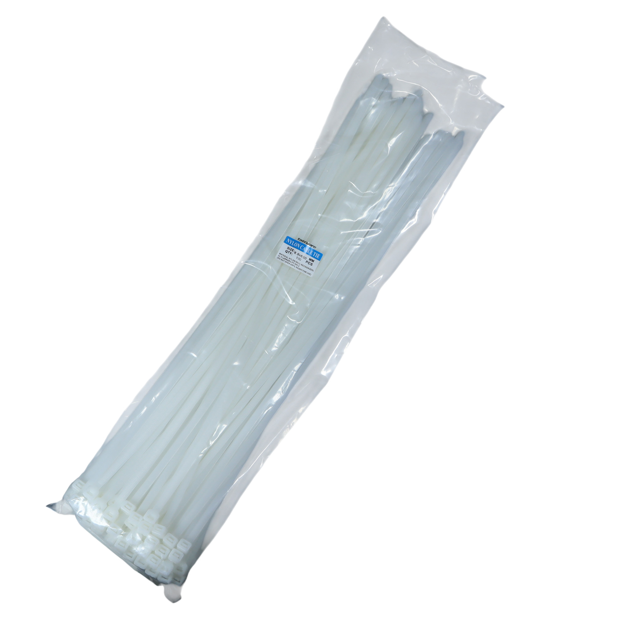 Taffware Kabel Ties Cable Nylon Multifunction 100 PCS 8.8x650mm - YQ835 Gambar produk Taffware Kabel Ties Cable Nylon Multifunction 100 PCS 8.8x650mm - YQ835 - Kemasan