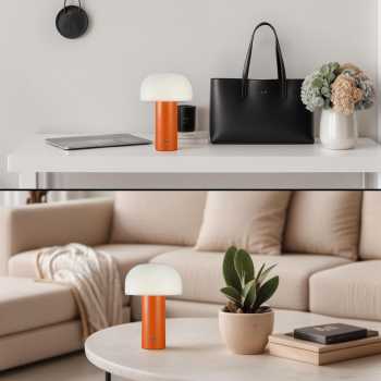 Gambar produk MAGCHARM Lampu Meja Hias Touch LED 3in1 Color Mushroom Lamp 1200mAh 3W - MG-12