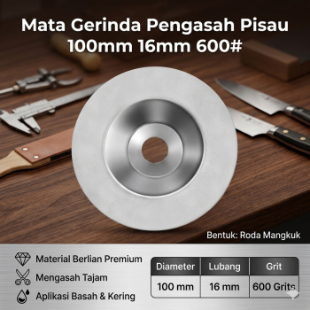 KSKS Mata Gerinda Pengasah Pisau Diamond Saw Blade Knife Sharpener 600 - INU75