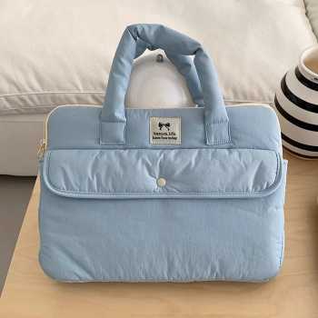 KAZUM Tas Laptop Sleeve Case Inner Bag Plush Cotton 13-14 Inch - ZK-70