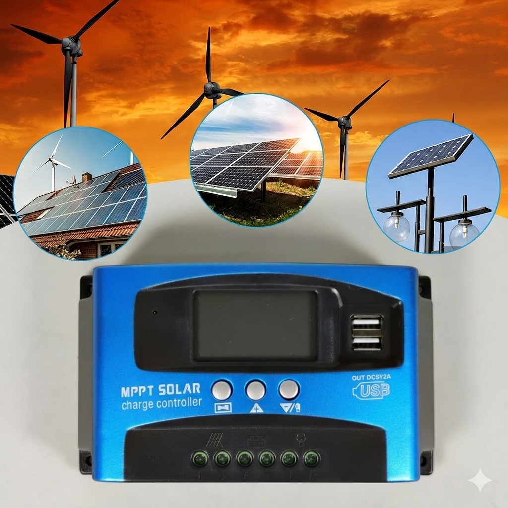 SolaBright MPPT Solar Charger Controller Regulator 2 USB LCD 12/24V 30A - MPS36 Gambar produk SolaBright MPPT Solar Charger Controller Regulator 2 USB LCD 12/24V 30A - MPS36 - 5