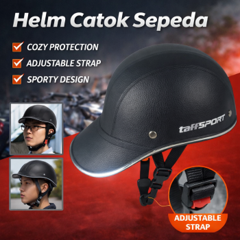 TaffSPORT Helm Catok Sepeda Listrik Model Baseball Cap - U25