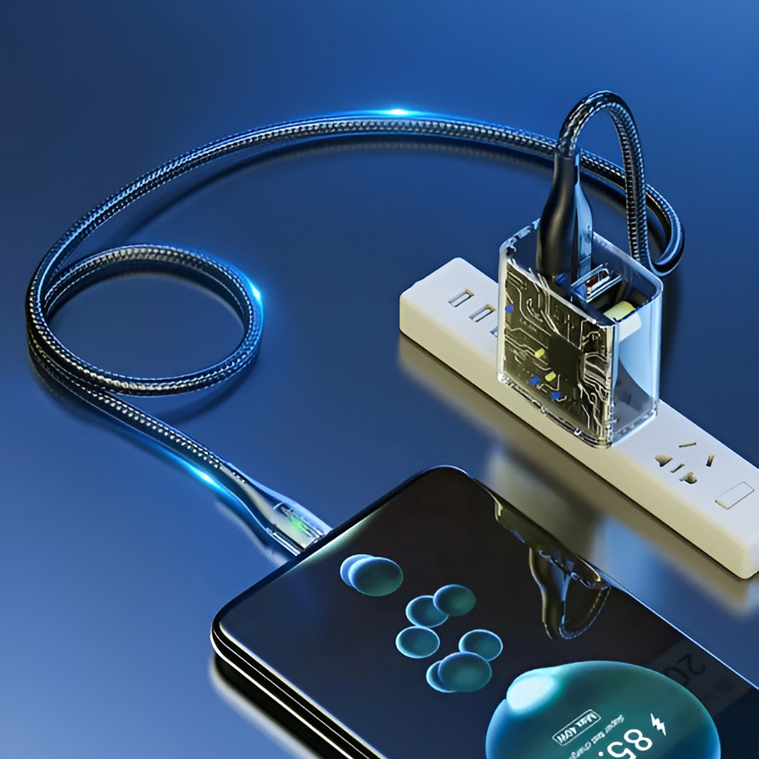 Gambar produk USJ Kabel Charger USB Type C Fast Charging Braided 100W 1.5M - 574