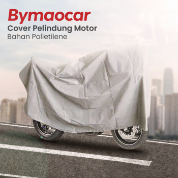 Bymaocar Sarung Penutup Motor Anti Hujan Waterproof Cover Polietilene - CV330