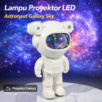 CHUBAN Lampu Proyektor LED Astronaut Galaxy Sky with Bluetooth Speaker - CH30