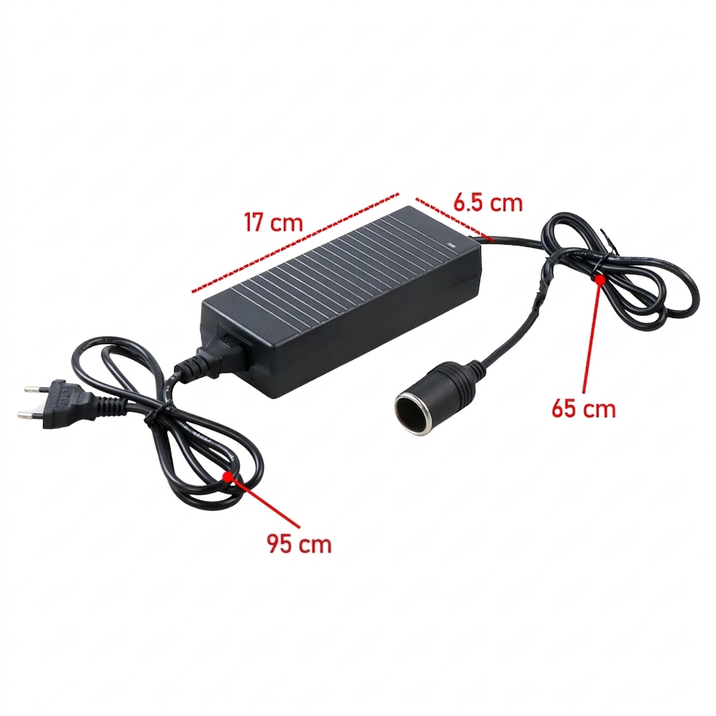 YASOKRO Adaptor Power Supply Converter AC to DC 12V 10A Cigarette Port - AYD-12100 Gambar produk YASOKRO Adaptor Power Supply Converter AC to DC 12V 10A Cigarette Port - AYD-12100 - 6
