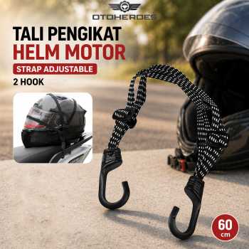 OTOHEROES Tali Pengikat Helm Motor Strap Adjustable 2 Hook 60cm - WP01