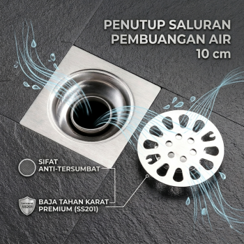 Homedec Penutup Saluran Pembuangan Air Floor Drain Short Sealing - HDC-BA046