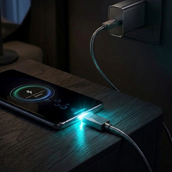 Gambar produk ESSAGER Kabel Data USB Type C to Type C Fast Charging 240W 1M - EXCTT3-SB0A-Z