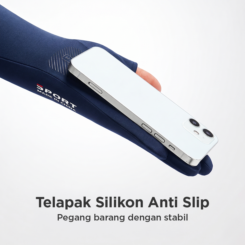 YXST Sarung Tangan Panjang Manset Sleeve Two Fingers Sunscreen Spandex - SP10 Gambar produk YXST Sarung Tangan Panjang Manset Sleeve Two Fingers Sunscreen Spandex - SP10 - 3