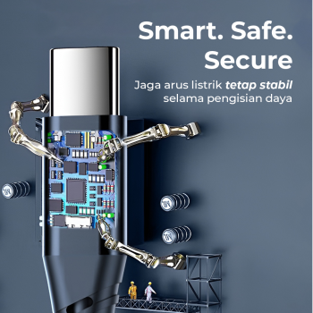 Gambar produk AUFU Kabel Data Type C to Type C Charger Braided Fast Charging 6A 66W 1M - KD66