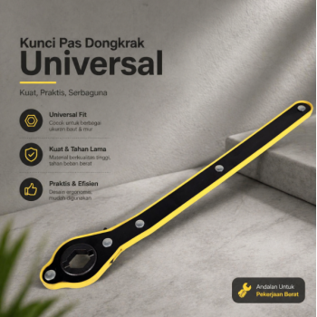 JACK Kunci Pas Dongkrak Universal Ratchet Labor Saving Wrench - J-55