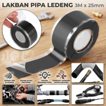 GreenHouse Lakban Isolasi Pipa Ledeng Leak Seal Tape 25mm - A93