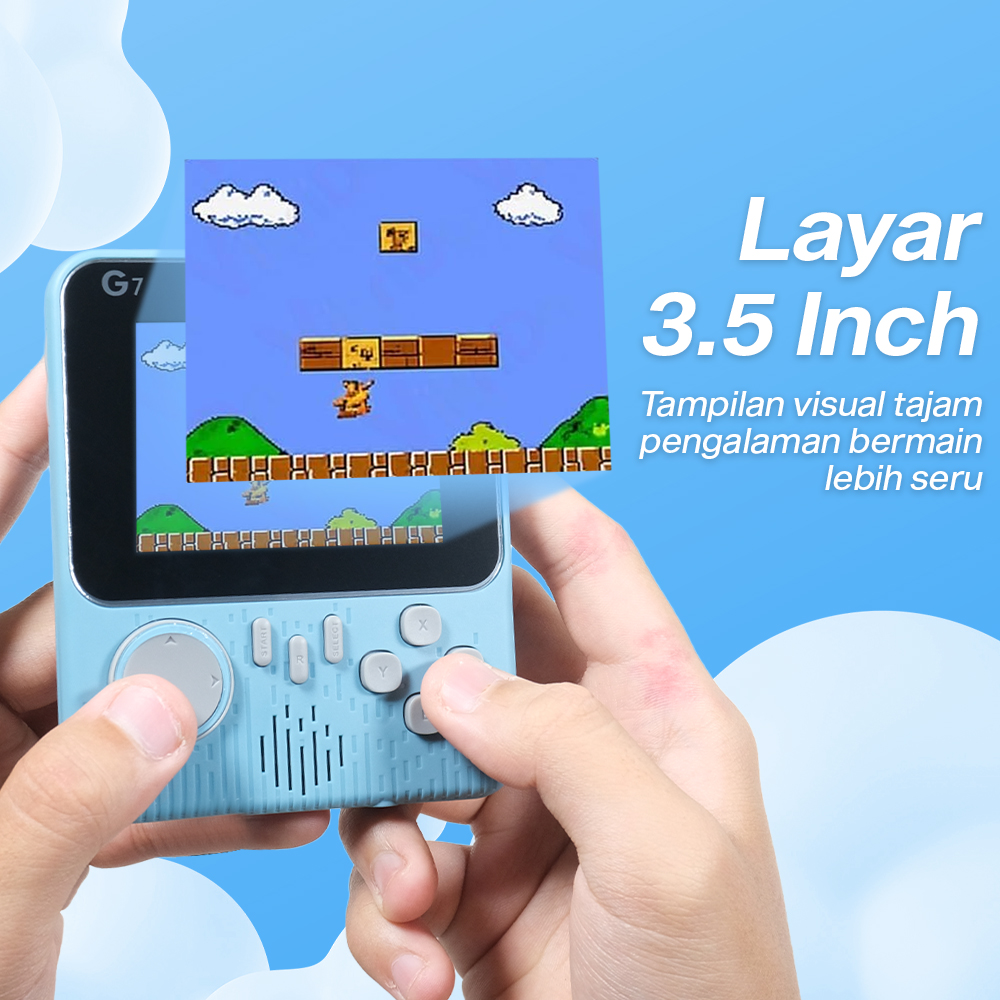 McGeSin Handheld Console Gameboy 3.5 Inch 168 Game with Controller - G7 Gambar produk McGeSin Handheld Console Gameboy 3.5 Inch 168 Game with Controller - G7 - 2