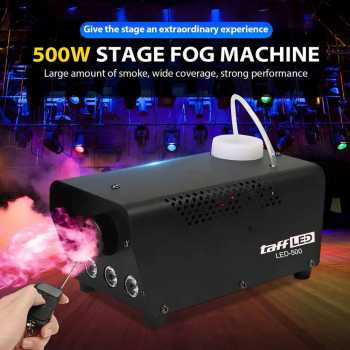 Gambar produk TaffLED Sistem Fogger Panggung Stage Machine Ejector with RGB LED - KY-LED500 - 5