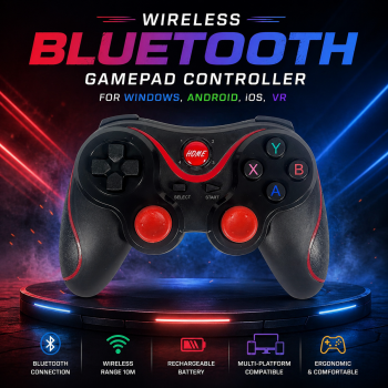 Gambar produk Terios Bluetooth Wireless Gamepad Controller Android iOS Smart TV Box - X3