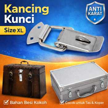 Taffware Kancing Kunci Kaitan Peti Grendel Spring Lock Stainless Steel - J107