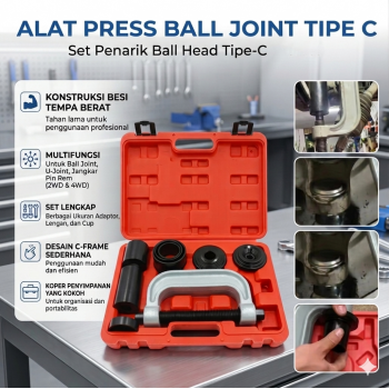 BAOLONG Alat Press Ball Joint Tipe C Diassembly 4in1 Set Puller Tool - BA-32