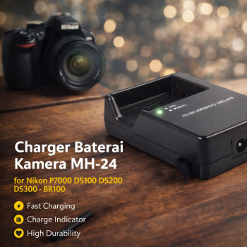 Gambar produk BRDRC Charger Baterai Kamera MH-24 for Nikon P7000 D5100 D5200 D5300 - BR100