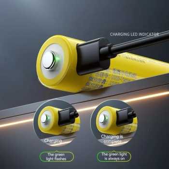 Gambar produk Doublepow Baterai Rechargeable AA Type C 3400mWh 1.5V 1 PCS - DP-3000